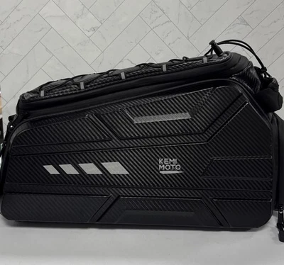 Portabicicletas Kemimoto 15L Capacidad Carcasa Rígida Bolsa Negra Resistente Foto 1 de 4