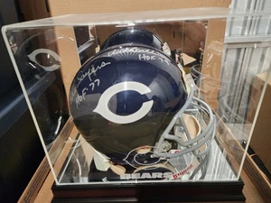 Gale Sayers And Dick Butkus Signed Full Size Chicago Bears Football Helmet - Picture 1 of 15