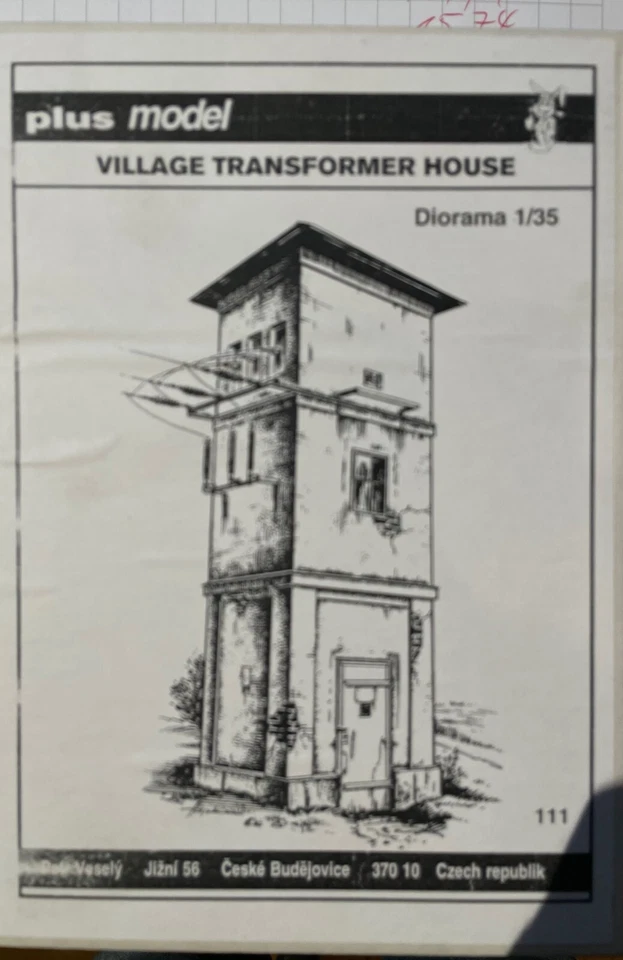 Modellbausatz Trafo Haus  1:35 - Bild 1 von 1