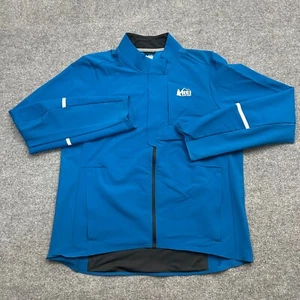 REI Jacket Co-op Junction Hybrid Cycling Rain Mountain Bike Softshell Size Large - Picture 1 of 8