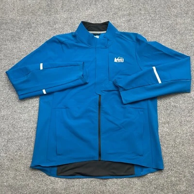 Jaqueta REI Co-op Junção Híbrida Ciclismo Chuva Mountain Bike Softshell Tamanho Grande - Imagem 1 de 4