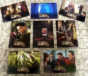 HOSTEL Eli Roth 8 Lobby Cards German cpl. L C Set ´06 Jay Hernandez HORROR-CULT