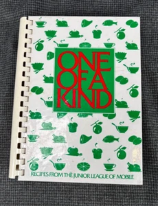 COMB BOUND COOKBOOK "One of a Kind" Hardcover - 1981 - Junior League of Mobile - Picture 1 of 5