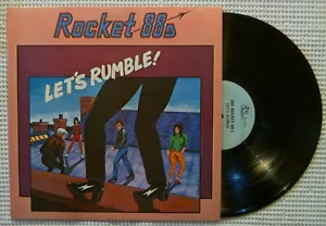 ROCKET 88s Let's Rumble Orig '84 PRO INDIE Autographed Private Blues Rock LP NM- - Foto 1 di 2