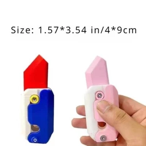 3PCS Gravity Radish Knife Plastic Fidget Anxiety Stress Relief Toys Funny - Picture 1 of 11
