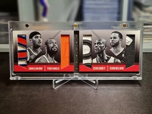 2013 Preferred Booklet Carmelo Anthony Kevin Garnett Williams Chandler TRUE 1/1 - Picture 1 of 7