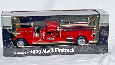 Banco de monedas Dayton Hudson Die-Cast Metal 1929 Mack FireTruck Foto 1 de 4