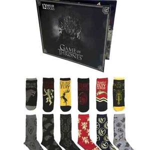 Calze casual da uomo Game of Thrones 12 giorni di Natale - 6-12 - Foto 1 di 1