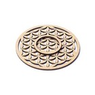 Rechargement Fleur de Vie 7 cm – Harmonie & Énergie Sacrée