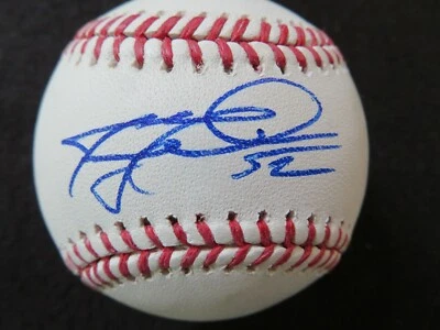 Autenticación Beckett autografiada por Jimmy Nelson ROMLB Brewers Dodgers Foto 1 de 4