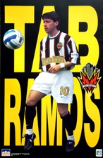 TAB RAMOS New York New Jersey MetroStars MLS Soccer 1997 22x34 POSTER