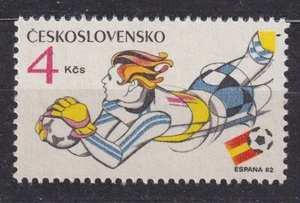 CZECHOSLOVAKIA 1982 SC#2395 MNH** 4K st., World Cup Soccer ESPANA`82. - Imagen 1 de 1