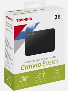 Toshiba Canvio Basics HDTB320EK3CA - Hard Disk Esterno 2TB 2,5'' - Nero - Imagen 1 de 4