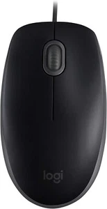 Logitech B110 Wired USB Mouse, Silent Buttons, Comfortable Full-Size Use Design, - Picture 1 of 3