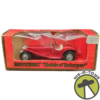Matchbox Models of Yesteryear Y3 1934 Riley MPH 1:35 Die Cast Car Red 1973 NEW - Image 1 of 4