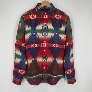 POLO RALPH LAUREN Westernhemd Herren S Mehrfarbig Azteken Southwestern Leuchtfeuer Print - Bild 1 von 11