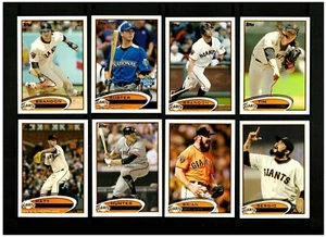 2012 Topps SAN FRANCISCO GIANTS ~ 33 Card Team Set Series 1, 2 and Update Series - Picture 1 of 4