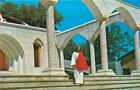 Christ On The Steps Of The Temple THE GREAT PASSION PLAY  Vtg  Postcard