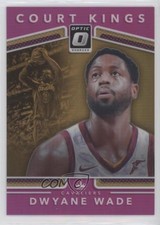 2017-18 Panini Donruss Optic Court Kings Pink Prizm /25 Dwyane Wade #4 HOF