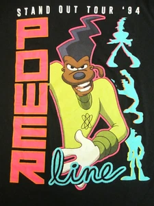 Camiseta Disney De Colección Powerline Stand Out Tour 94 Hombres XL Manga Corta Algodón Negro - Imagen 1 de 6