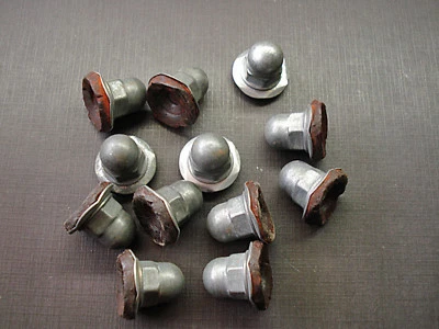 12 pcs NORS 1/4-20 acorn PAL sealer nuts Oldsmobile Chevy Buick Cadillac Pontiac - Image 1 of 4