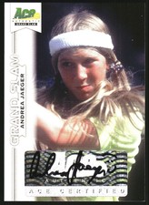 2013 Ace Authentic Grand Slam #BAAJ1 Andrea Jaeger Autograph