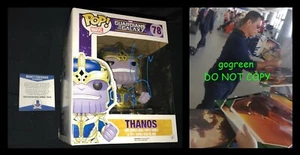 Josh Brolin signed Thanos funko pop Guardians Galaxy Avengers poster photo End  - Picture 1 of 7