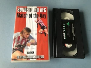 SUNDERLAND MATCH OF THE DAY VHS VIDEO VINTAGE - Imagen 1 de 5