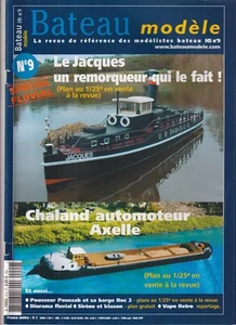 SCHIFF MODELL HS NR. 09 PLÄNE: SIRENE & HUPE / SCHLEPPER JACQUES / CHALAND - Bild 1 von 2