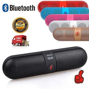 NUOVO altoparlante stereo FM wireless portatile per smartphone tablet iPhone - Foto 1 di 42