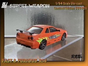 Street Warrior 1:64 Fast & Furious Skyline GTR (BNR34) Diecast model Collection - Picture 1 of 3