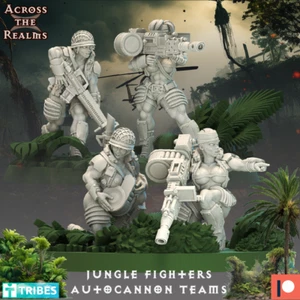 Jungle Fighter Autocannon Teams | Across the Realms | Wargaming | Grimdark - Bild 1 von 4