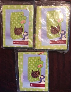 Cajas emergentes de intercambio de galletas para mascotas ventana de gato impresiones de patas verdes 3 paquetes - Imagen 1 de 4