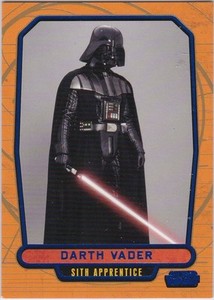 STAR WARS 2012 GALACTIC FILES SERIES 1 BLUE PARALLEL 76 DARTH VADER #'D 302/350