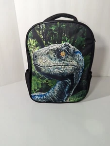 NEW - Kids Raptor Dinosaur Backpack Small Toddler Boys Bag Back Pack Black - Picture 1 of 7