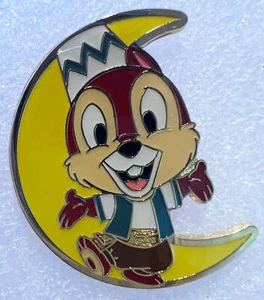 Chip Chip & Dale Moon Game Prize TDS Japan Disney Pin S01 - Picture 1 of 1