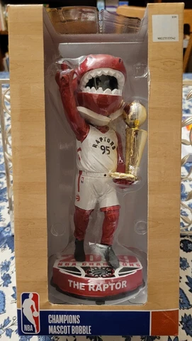 THE RAPTOR Toronto Raptors 2019 NBA Champions Exclusive NBA Mascot Bobblehead Cover