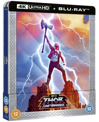 Thor: Love and Thunder 4K Steelbook Ultra-HD Blu-Ray *UK Release* - Image 1 of 3