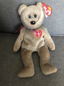 TY 1999 Signature Bear Beanie Baby - Picture 1 of 3