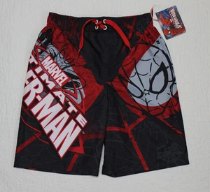 NEW BOYS MARVEL ULTIMATE SPIDERMAN SWIM TRUNKS SHORTS NWT VARIOUS SIZES - Picture 1 of 2