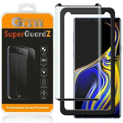 Samsung Galaxy Note 9 FULL COVER Tempered Glass Screen Protector + Install Tray - Image 1 of 4