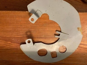 Mystery Front Brake Backing Plate #2, believed Triumph TR4, 4A  Cleaned , Primed - Picture 1 of 2