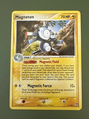 Pokemon EX Power Keepers Rare Card - Magneton 16/108 MP - Image 1 of 2