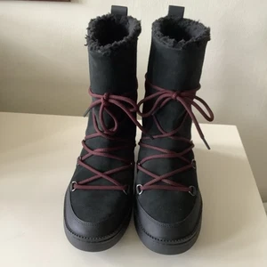Cole Haan Grand 360 Cloudfeel dämpfende wasserdichte schwarze Damen-Schneestiefel UK7 - Bild 1 von 8