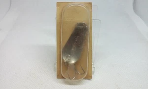 Vintage SENECA WOB L RITE Nickel 1 3/8" Wackel Wackel Spoon 5/16oz Angelköder - Bild 1 von 5