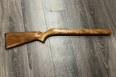 Stevens Springfield 187 Stock Plain Hardwood .22 S-L-LR Original W/ BUTTPLATE - Image 1 of 4