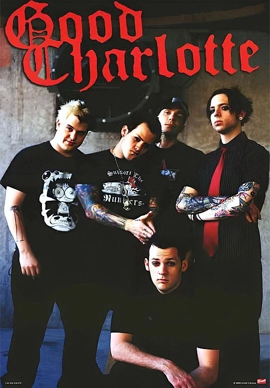 ORIGINAL 2003 GOOD CHARLOTTE GROUP POSTER FUNKY #6588 NEW 22x34 FREE SHIPPING - Image 1 of 1