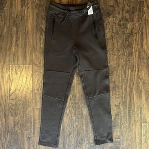 Gap Fit Kids Stretch Knit Joggers Sweatpants Boy Youth Large Chocolate Brown NWT - Picture 1 of 8