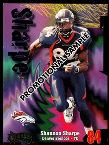 Shannon Sharpe 1998 SkyBox Thunder Sample, Promo #162 - Picture 1 of 2