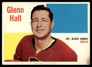 1960-61 Topps Glenn Hall Chicago Blackhawks #25 - Picture 1 of 2